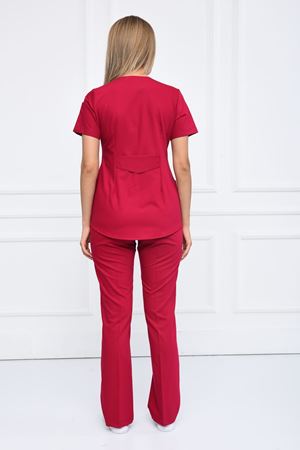 Green Model Likralı Viskon Kadın  Takım Koyu Fuşya