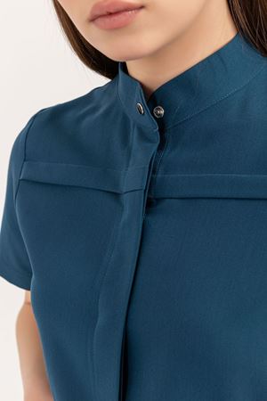 Collar Comfort Model Likralı Viskon Kadın  Takım Petrol Yeşili