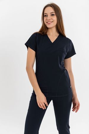 Combing Comfort Model Likralı Viskon Kadın  Takım Lacivert