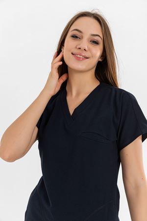 Combing Comfort Model Likralı Viskon Kadın  Takım Lacivert