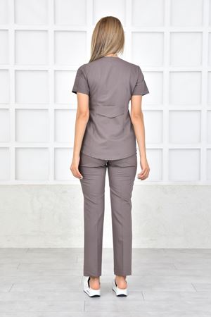 Green Model Likralı Viskon Kadın  Takım Koyu Bey