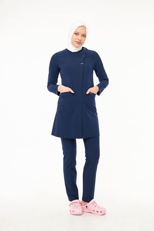 Elegance Model Santana Kadın Tesettür Takım Lacivert