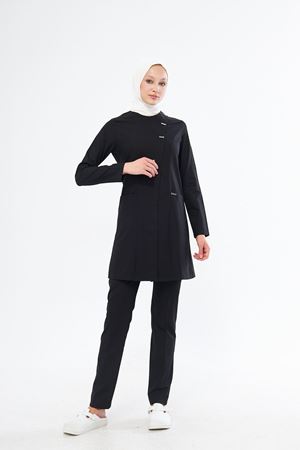 Elegance Model Santana Kadın Tesettür Takım Siyah