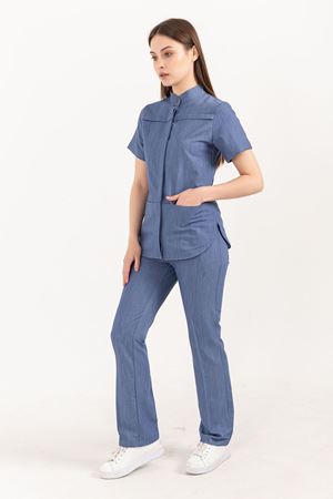 Collar Comfort Model Likralı Viskon Kadın  Takım Kot