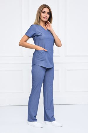 Green Model Likralı Viskon Kadın  Takım Kot