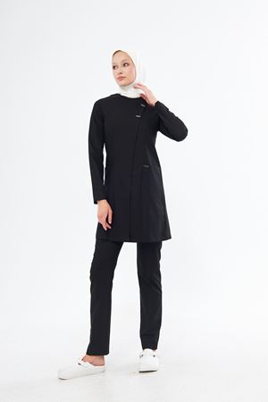 Elegance Model Santana Kadın Tesettür Takım Siyah