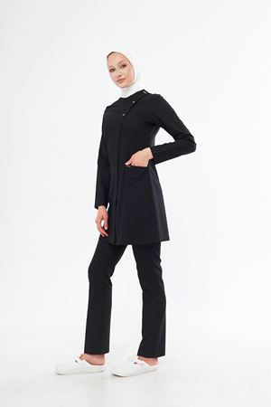 Elegance Model Santana Kadın Tesettür Takım Siyah