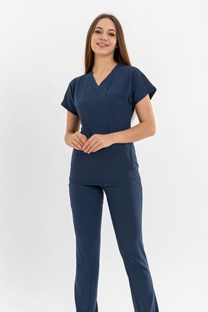 Combing Comfort Model Likralı Viskon Kadın  Takım İndigo