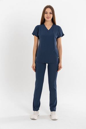 Combing Comfort Model Likralı Viskon Kadın  Takım İndigo