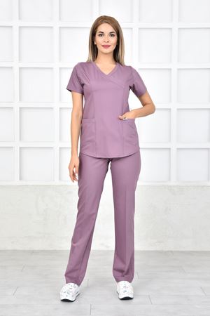 Green Model Likralı Viskon Kadın  Takım Leylak