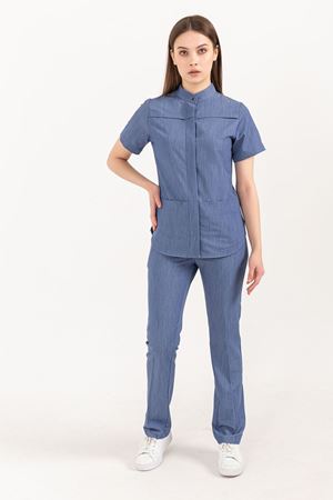 Collar Comfort Model Likralı Viskon Kadın  Tek Üst Kot