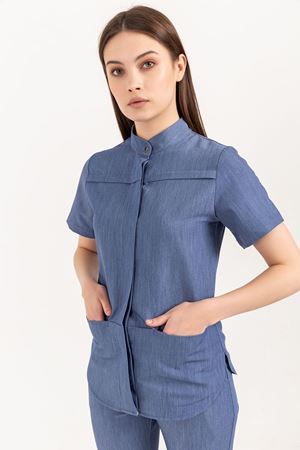 Collar Comfort Model Likralı Viskon Kadın  Tek Üst Kot