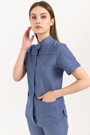 Collar Comfort Model Likralı Viskon Kadın  Tek Üst Kot