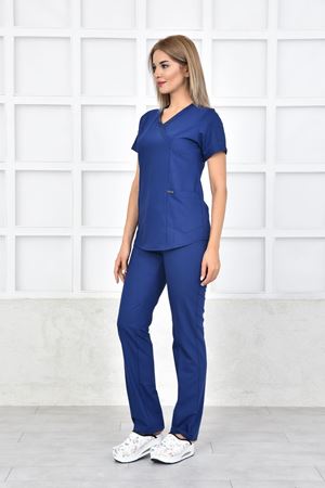 Green Model Likralı Viskon Kadın  Takım İndigo