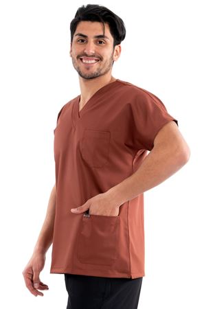 Greys Model Likralı Viskon Erkek  Tek Üst Kiremit