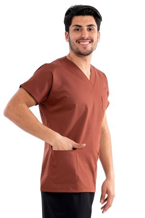 Greys Model Likralı Viskon Erkek  Tek Üst Kiremit