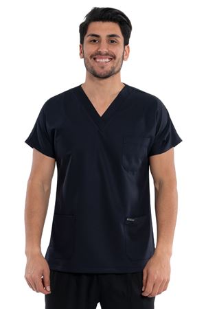 Greys Model Likralı Viskon Erkek  Tek Üst Lacivert