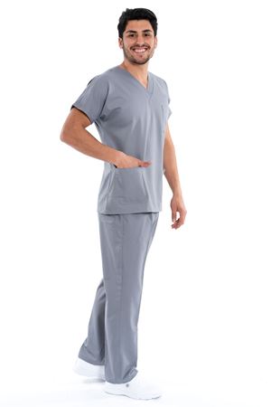 Greys Model Likralı Viskon Erkek  Takım Bulut Gri