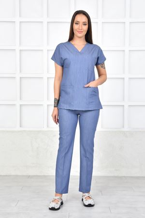 Greys Model Likralı Viskon Kadın  Takım Kot