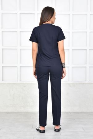 Greys Model Likralı Viskon Kadın  Takım Lacivert