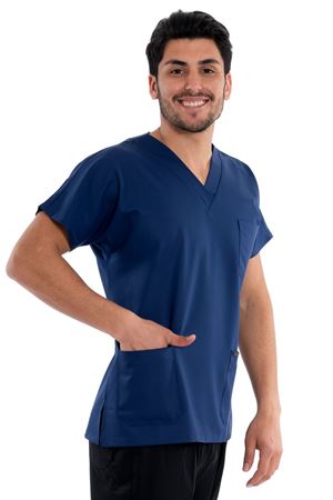 Greys Model Likralı Viskon Erkek  Tek Üst İndigo