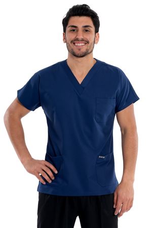 Greys Model Likralı Viskon Erkek  Tek Üst İndigo