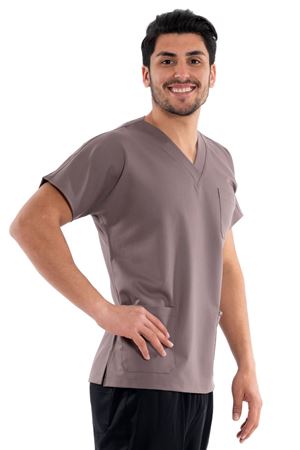 Greys Model Likralı Viskon Erkek  Tek Üst Kum Bej