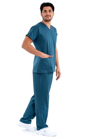 Greys Model Likralı Viskon Erkek  Takım Petrol Yeşili