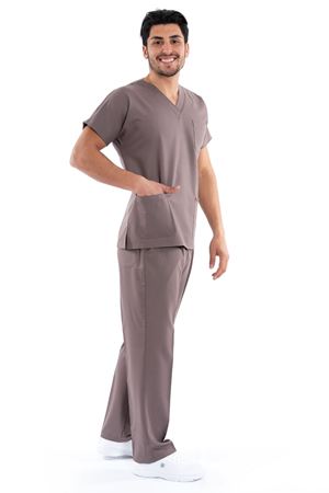 Greys Model Likralı Viskon Erkek  Takım Kum Bej