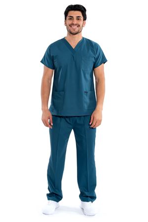 Greys Model Likralı Viskon Erkek  Takım Petrol Yeşili