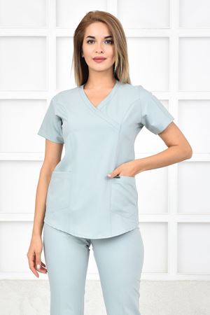 Green Model Likralı Viskon Kadın  Tek Üst Küf