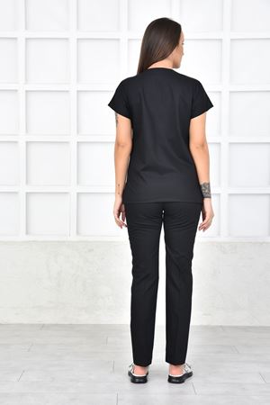 Greys Model Likralı Viskon Kadın  Takım Siyah