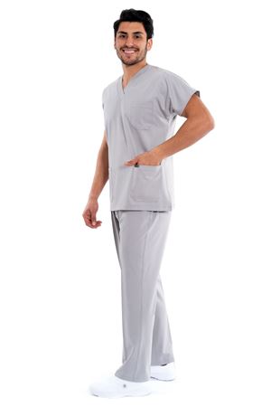 Greys Model Likralı Viskon Erkek  Takım Açık Gri