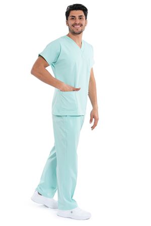 Greys Model Likralı Viskon Erkek  Takım Mint Yeşili
