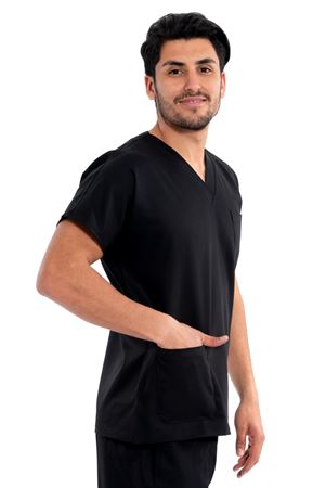 Greys Model Likralı Viskon Erkek  Tek Üst Siyah