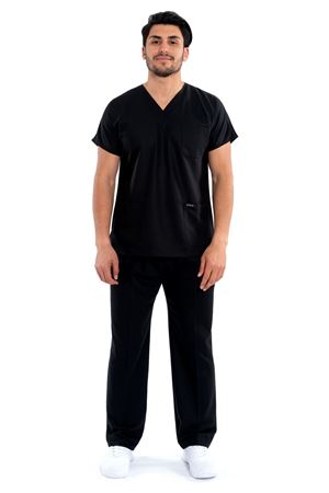 Greys Model Likralı Viskon Erkek  Takım Siyah