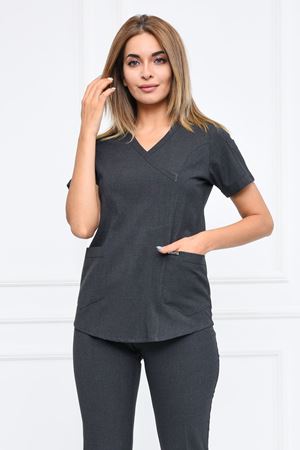 Green Model Santana Kadın  Tek Üst Koyu Gri