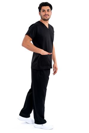 Greys Model Likralı Viskon Erkek  Takım Siyah