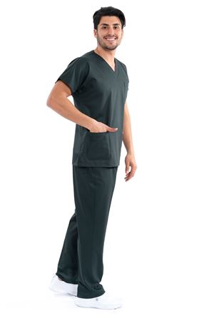 Greys Model Likralı Viskon Erkek  Takım Avcı Yeşili