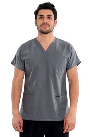 Greys Model Likralı Viskon Erkek  Tek Üst Antrasit Gri