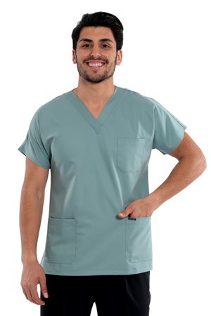 Greys Model Likralı Viskon Erkek  Tek Üst Küf Yeşili