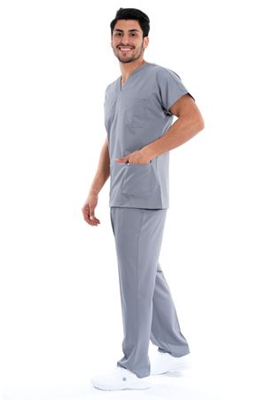 Greys Model Likralı Viskon Erkek  Takım Bulut Gri
