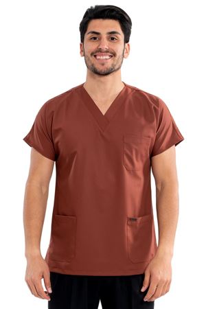 Greys Model Likralı Viskon Erkek  Tek Üst Kiremit