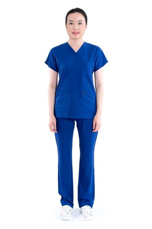 Greys Model Likralı Viskon Kadın  Takım Saks