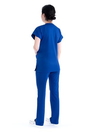 Greys Model Likralı Viskon Kadın  Takım Saks