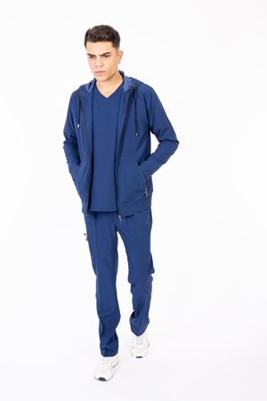 Hood Comfort Model Polilikra Erkek  Kapşonlu Takım İndigo