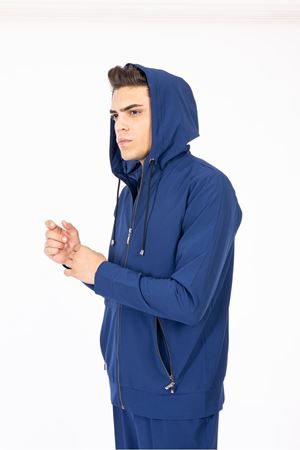 Hood Comfort Model Polilikra Erkek  Tek Kapşon İndigo