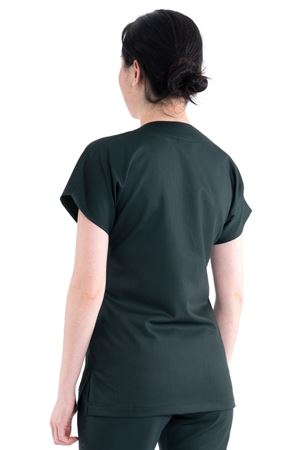 Greys Model Likralı Viskon Kadın  Tek Üst Avcı Yeşili