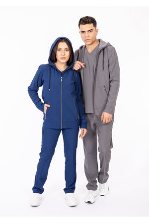 Hood Comfort Model Polilikra Kadın  Tek Kapşon İndigo