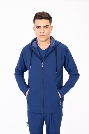Hood Comfort Model Polilikra Erkek  Kapşonlu Takım İndigo